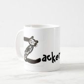 Mok - Kat Letter Z met naam (Voorkant links)