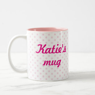 mok KATIE - wit roze cadeau