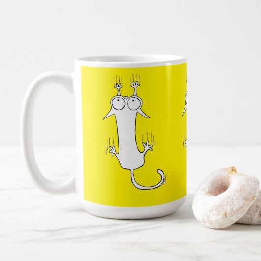 Mok KATTE KATTEN KATTEN VERVALLEN (Met donut)
