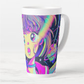 Mok Kawaii Anime Girl Latte (Rechterhoek)