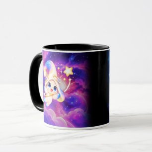 Mok kawaii met sterrenhemel, feeërieke nevelsterre