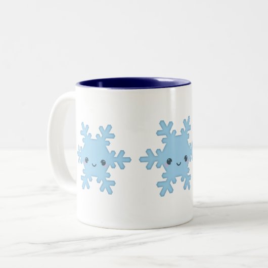 Mok Kawaii Snowflake (Voorkant links)