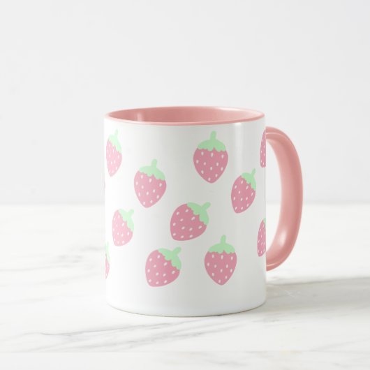 Mok Kawaii Strawberry (Voorkant rechts)