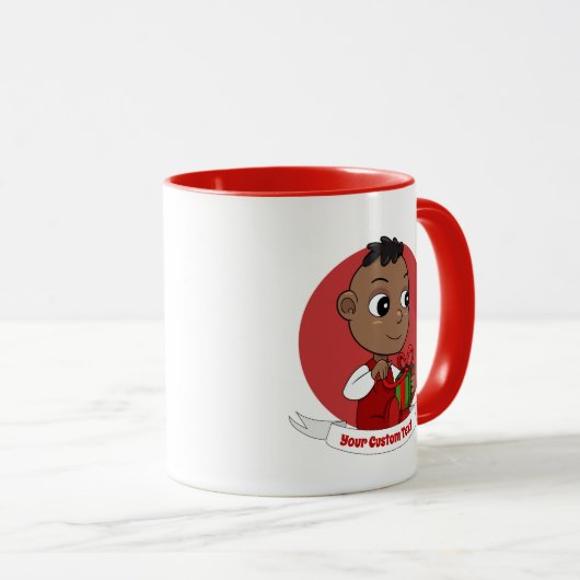 Mok kerstbaby cartoon (Voorkant rechts)