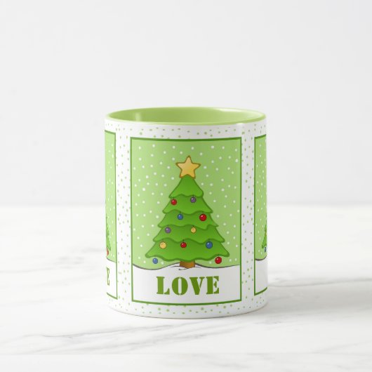 Mok kerstbomen (Midden)