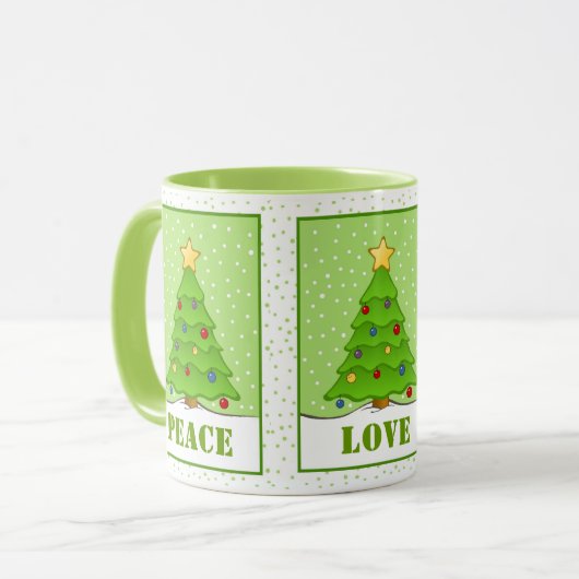 Mok kerstbomen (Voorkant links)