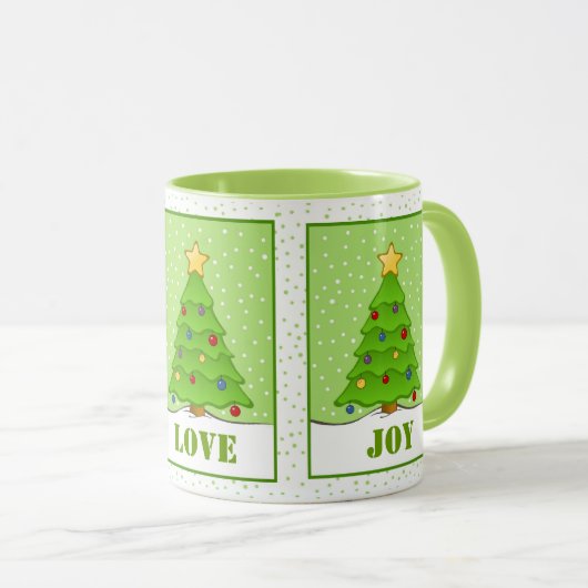 Mok kerstbomen (Voorkant rechts)