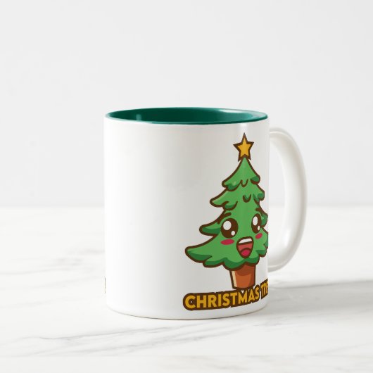 Mok kerstbomen (Voorkant rechts)