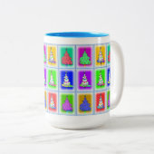 Mok kerstbomen (Voorkant rechts)