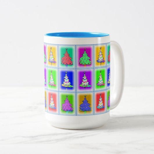 Mok kerstbomen (Voorkant rechts)