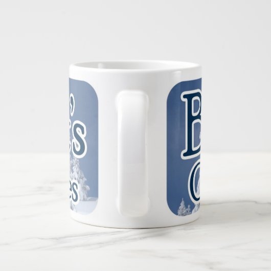 Mok kerstbomen in Bergstedt (Achterkant)