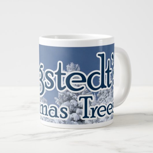 Mok kerstbomen in Bergstedt (Voorkant rechts)