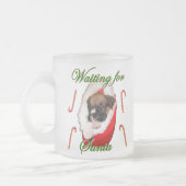 Mok kerstboxerpuppy (Links)