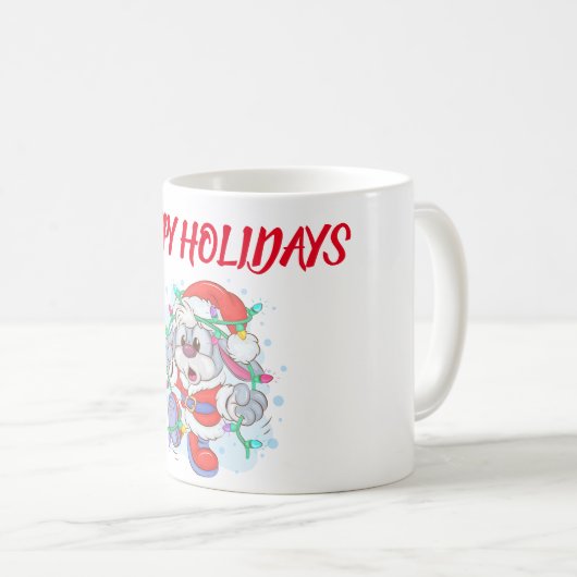 Mok kerstcadeau voor feestdag (Voorkant rechts)