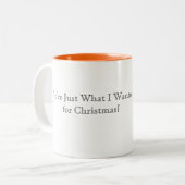 Mok kerstdachshund (Voorkant links)