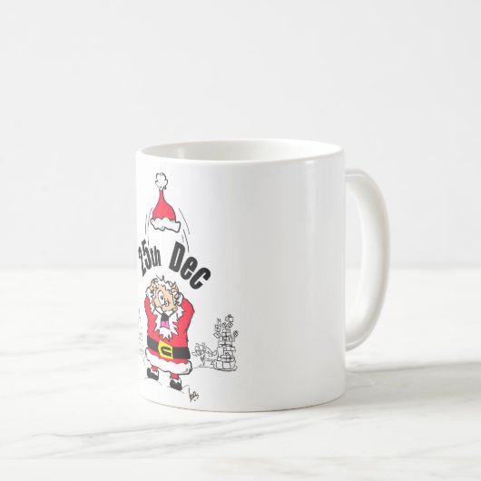 Mok kerstdrukte noel (Voorkant rechts)