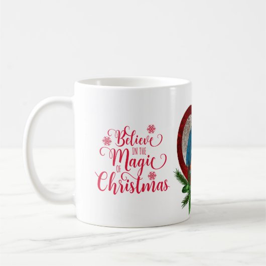 Mok kerstfoto koffie (Links)