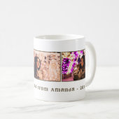 Mok kerstfoto's collage | Moderne feestdag (Voorkant rechts)