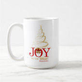 mok kerstgeschrift "Joy to the World" (Links)