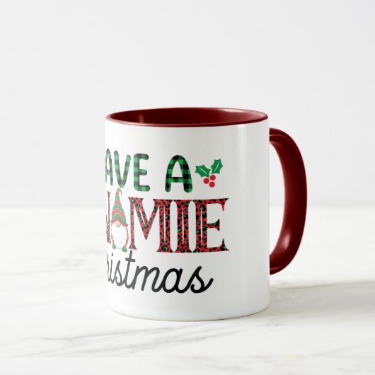 Mok kerstgrint (Voorkant rechts)
