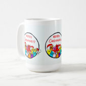 Mok kerstkatten (Voorkant links)