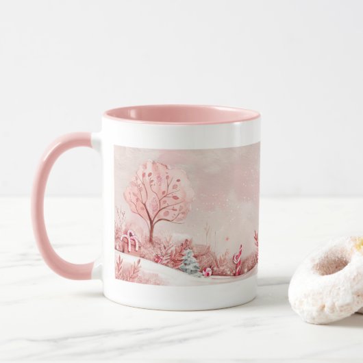 mok kerstkoffie (Met donut)