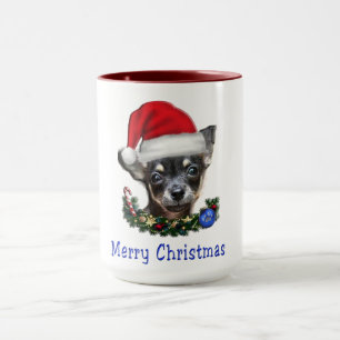 Mok kerstkoffie bij Chihuahua