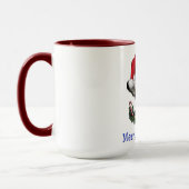 Mok kerstkoffie bij Chihuahua (Links)