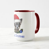 Mok kerstkoffie bij Chihuahua (Voorkant rechts)