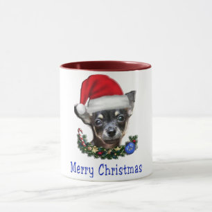 Mok kerstkoffie bij Chihuahua