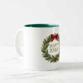 Mok - Kerstkrans (Voorkant links)