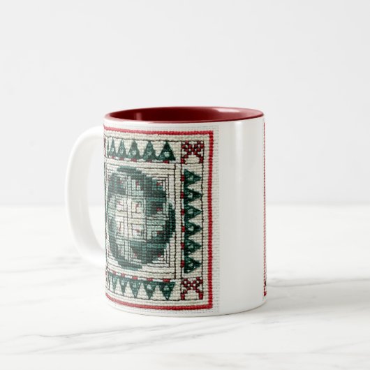 Mok kerstkruis (Voorkant links)