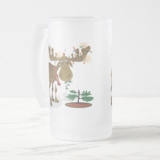 Mok kerstmis (Voorkant links)