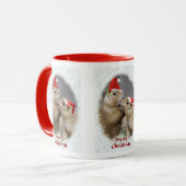 Mok kerstmis (Voorkant links)