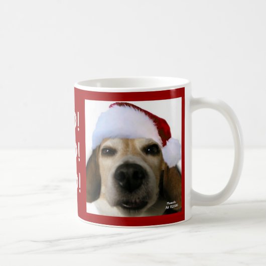 Mok kerstmis beagle (Rechts)