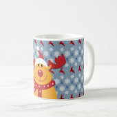 Mok kerstmis deer White Coffee (Voorkant rechts)