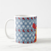 Mok kerstmis deer White Coffee (Links)