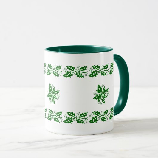 Mok - Kerstmis Holly (Voorkant rechts)