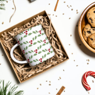 Mok Kerstmis Holly Berries