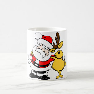 Mok   Kerstmis   Kerstman en rendier
