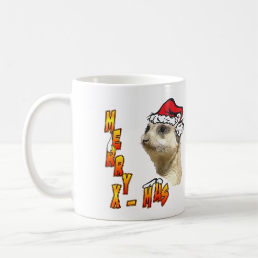 Mok kerstmis met koffie (Links)