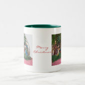 Mok/Kerstmis/Nativiteit Tweekleurige Koffiemok (Center)