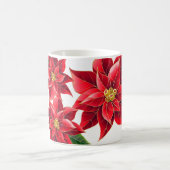 Mok kerstmis Poinsettias (Center)