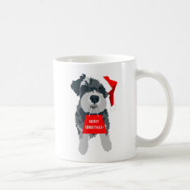 Mok Kerstmis Schnauzer Dog Santa Hat
