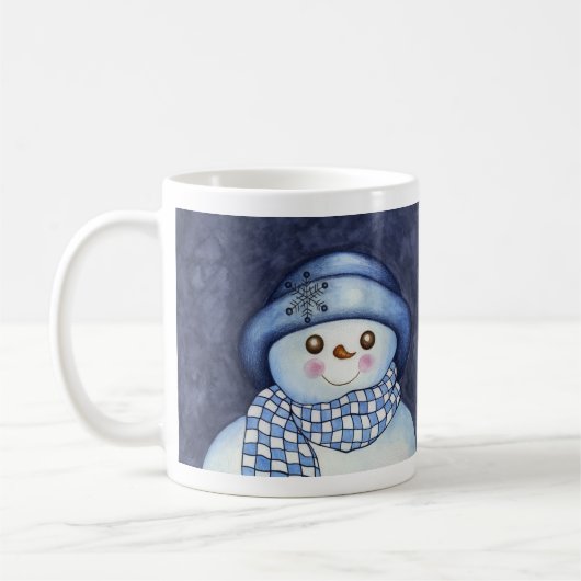 Mok kerstmis Snowman (Links)