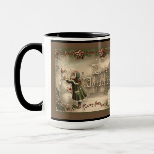 Mok kerstmis Snowman (Links)