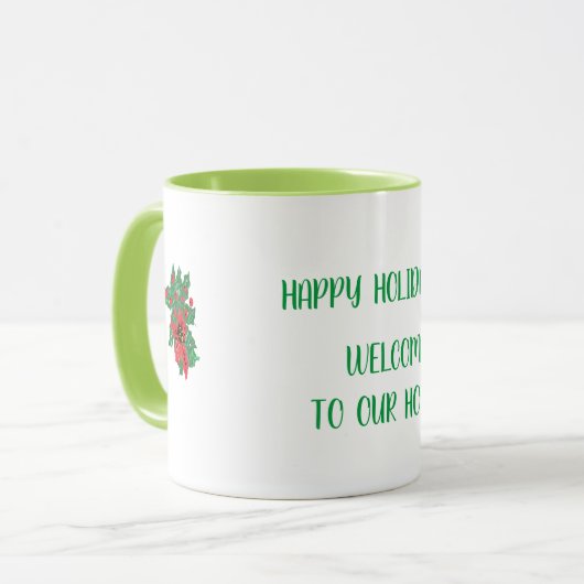 Mok: Kerstmis thuis Mok (Voorkant links)