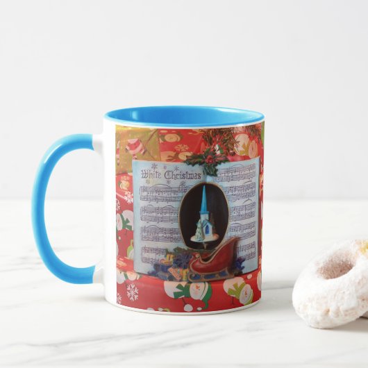 Mok kerstmuziekboek Koffie (Cup) (Met donut)
