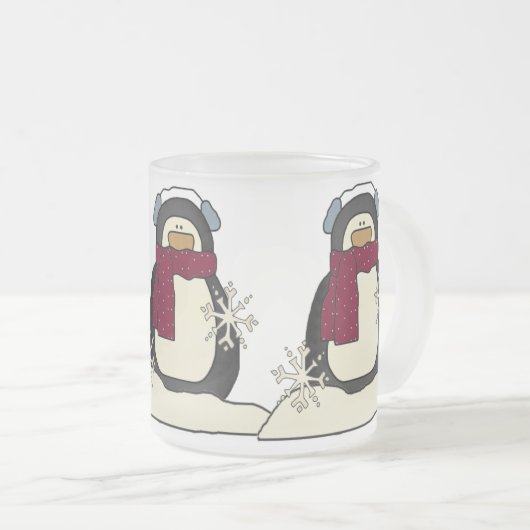 Mok kerstpinguïn (Voorkant rechts)