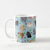 Mok kerstpomeranians koffie (Links)